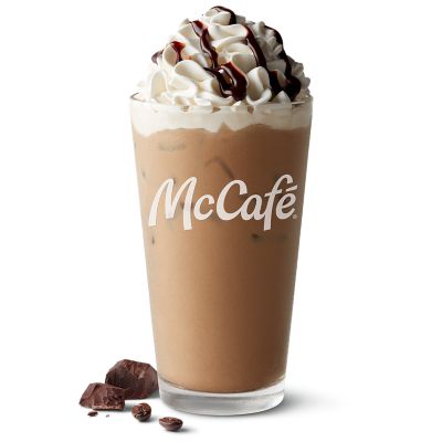 McCafé® Iced Mocha Latte with Espresso (Large) | McDonald's